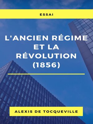 cover image of L'ancien régime et la révolution (1856)